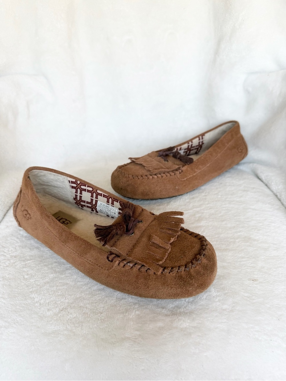 UGG Australia Lizzy Slipper Shoe Chestnut Brown Size 8